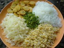 Foto sayuran untuk soto ayam